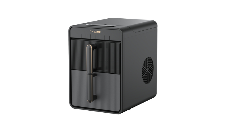 Heladera - Dreame Aura, 220 W, 1 kg, Producción de Hielo en 6min, 2 Formas Hielo, Negro