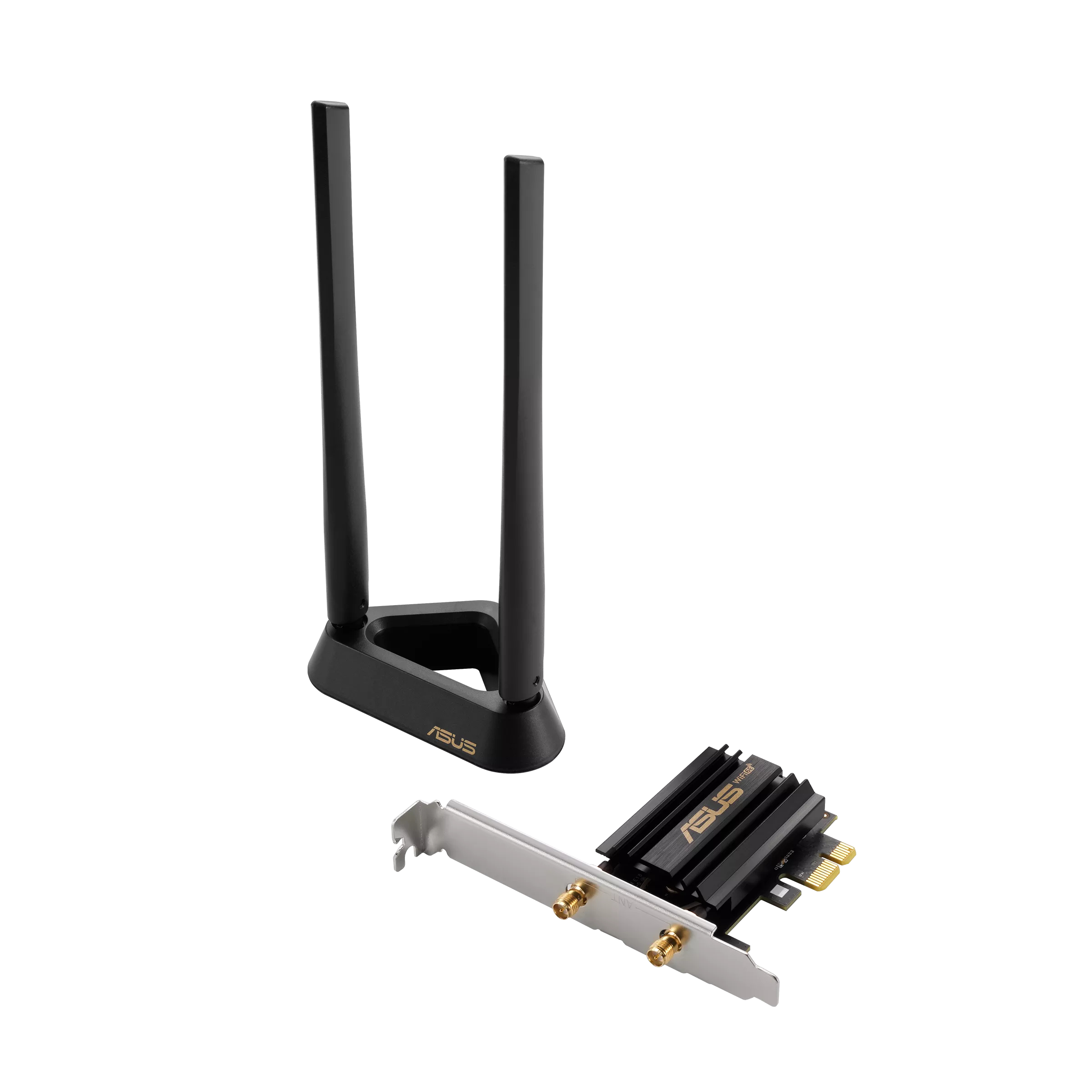 Resim ASUS PCE-AXE59BT AXE5400 Üç Bant Wi-Fi 6E Bluetooth 5.2 PCI Express Ağ Adaptörü
