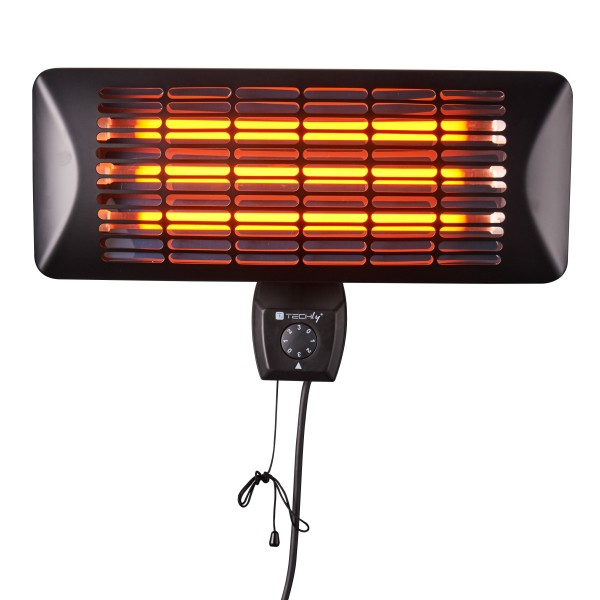 Techly IC-HEATOUT001 electric space heater Indoor & outdoor Black – image 1