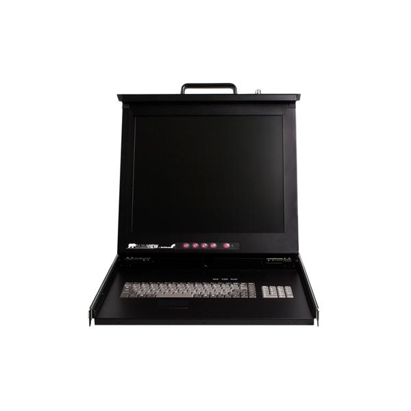 StarTech.com 1U 17" Rackmount LCD Console with Integrated 16 Port KVM Switch – image 2