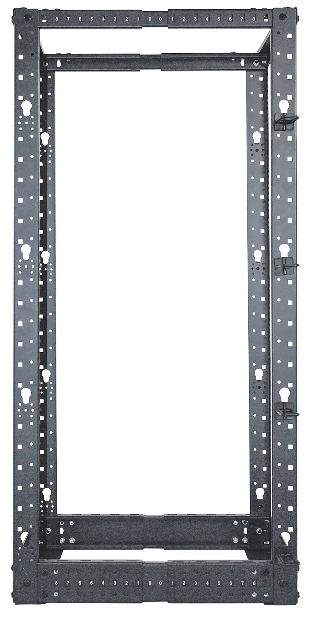 Intellinet 19" Network Rack - Open Frame (4-Post), 26U, Black, Flatpack, Max – image 5