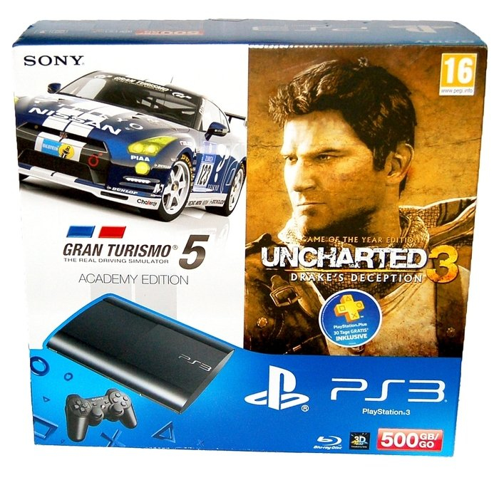 Sony Interactive Entertainment PlayStation 3 500GB + Gran Turismo 5 + Uncharted 3: Drake's Deception – image 5