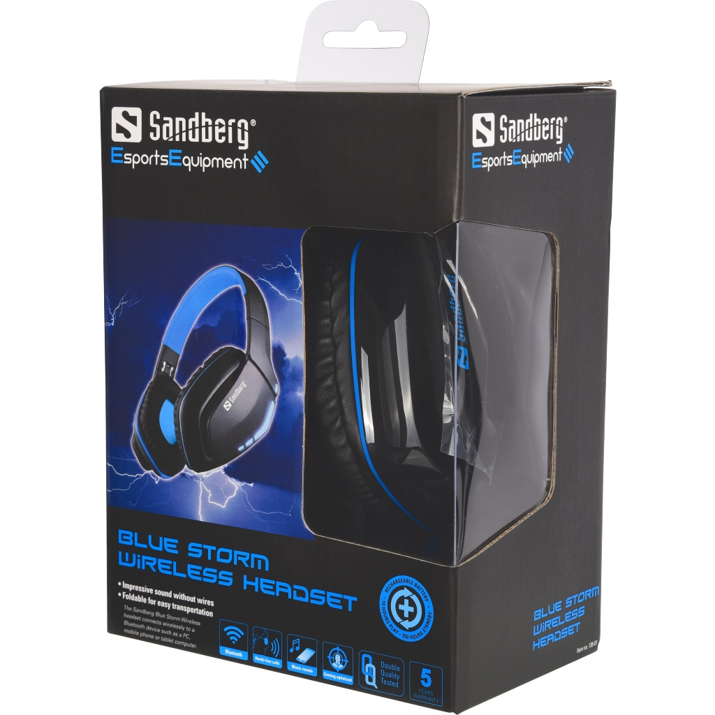 Sandberg Blue Storm Wireless Headset – image 2