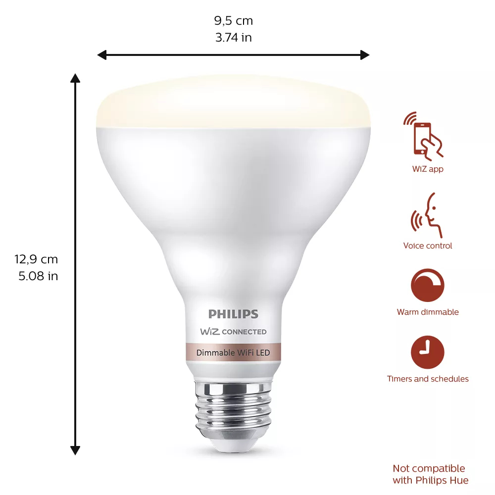 Philips by Signify Philips 046677555498 smart lighting Smart bulb Wi-Fi/Bluetooth – image 3