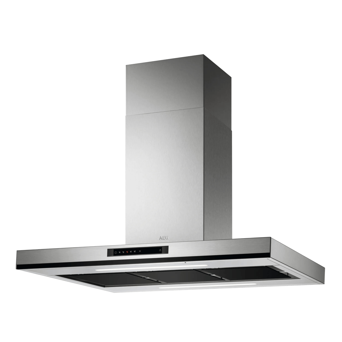 AEG DIK8190HG Island Black, Stainless steel 500 m³/h