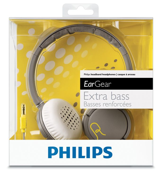 Philips SHL5011/98 headphones/headset Wired Head-band Grey, White – image 2