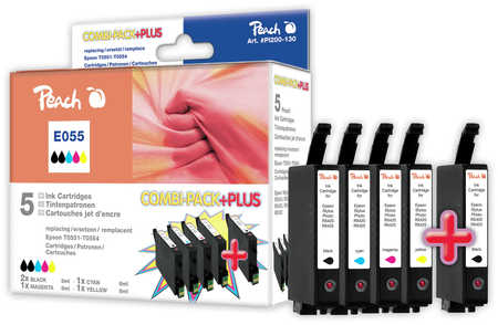 Peach PI200-130 ink cartridge Black, Cyan, Magenta, Yellow