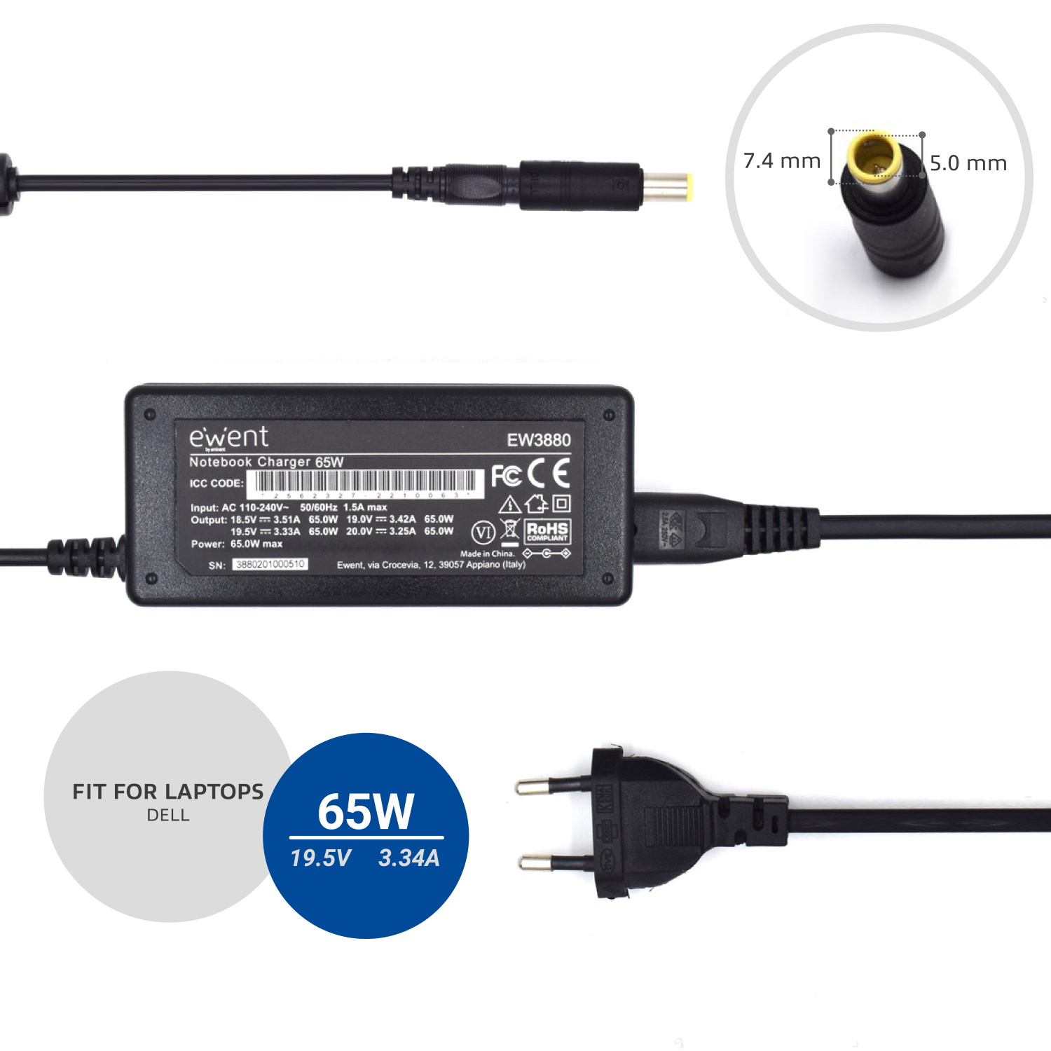 Ewent Notebook charger Home – image 4