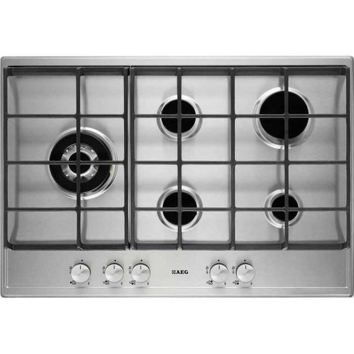 AEG HG755521FM Stainless steel Built-in Gas 5 zone(s)