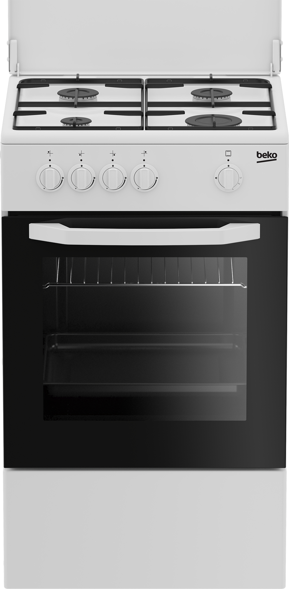 Beko CSG42009DW Freestanding cooker Gas White – image 1