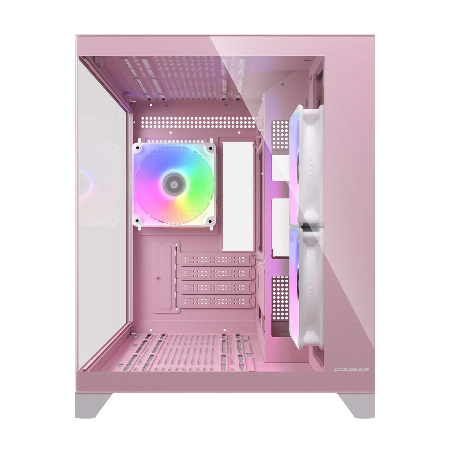 COUGAR Gehäuse Mini-Tower FV150, ARGB, Pink