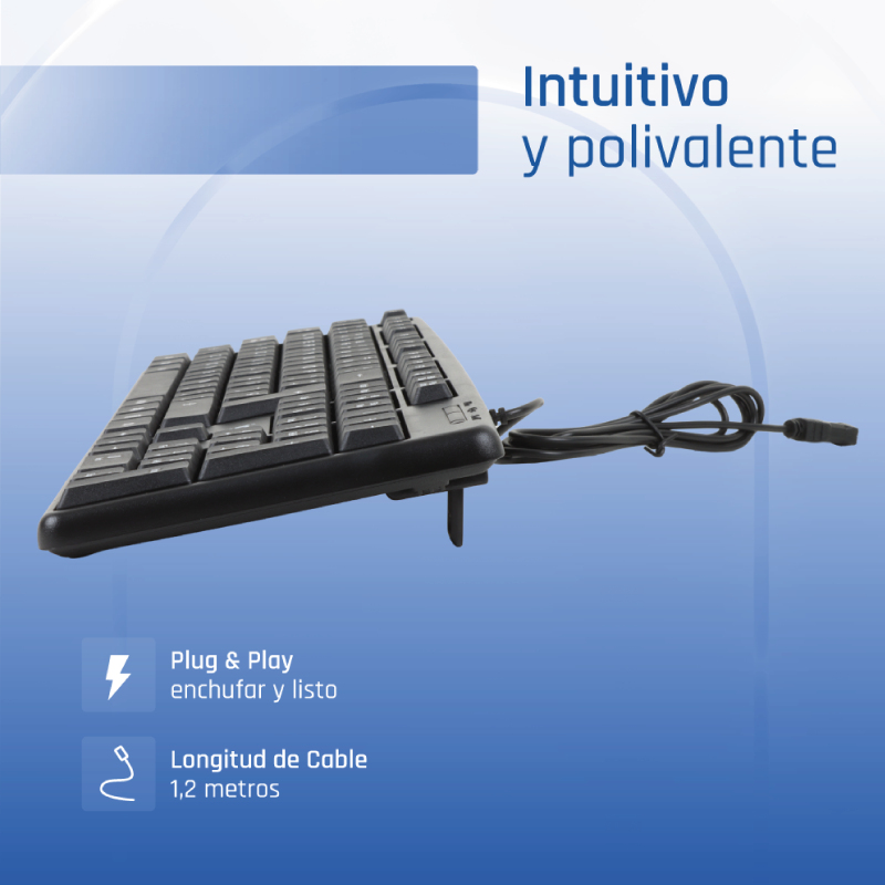 iggual IGG320853 keyboard Home USB QWERTY Spanish Black – image 5