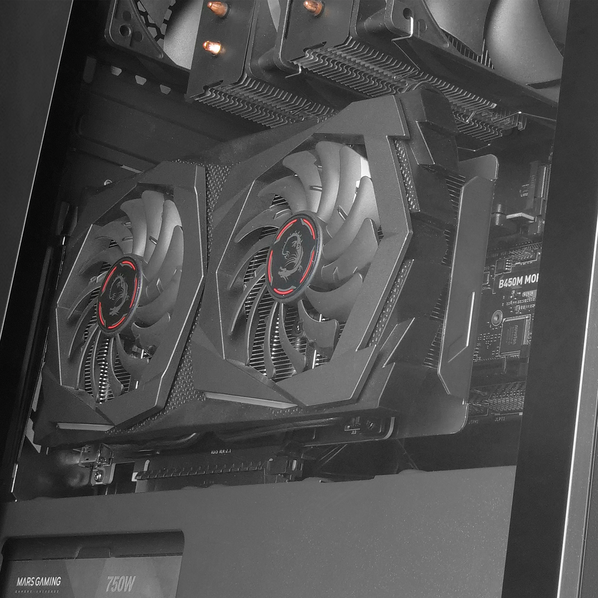 Mars Gaming MC-PRO2 Professional E-ATX Tower FREEZER CPU System 5 Ultra-quiet Fans and Metal-Mesh Front Black – image 5