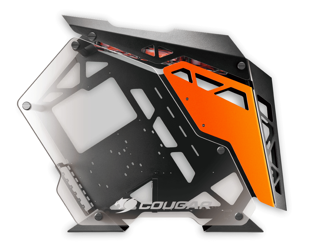 COUGAR Conquer Midi Tower Black, Orange
