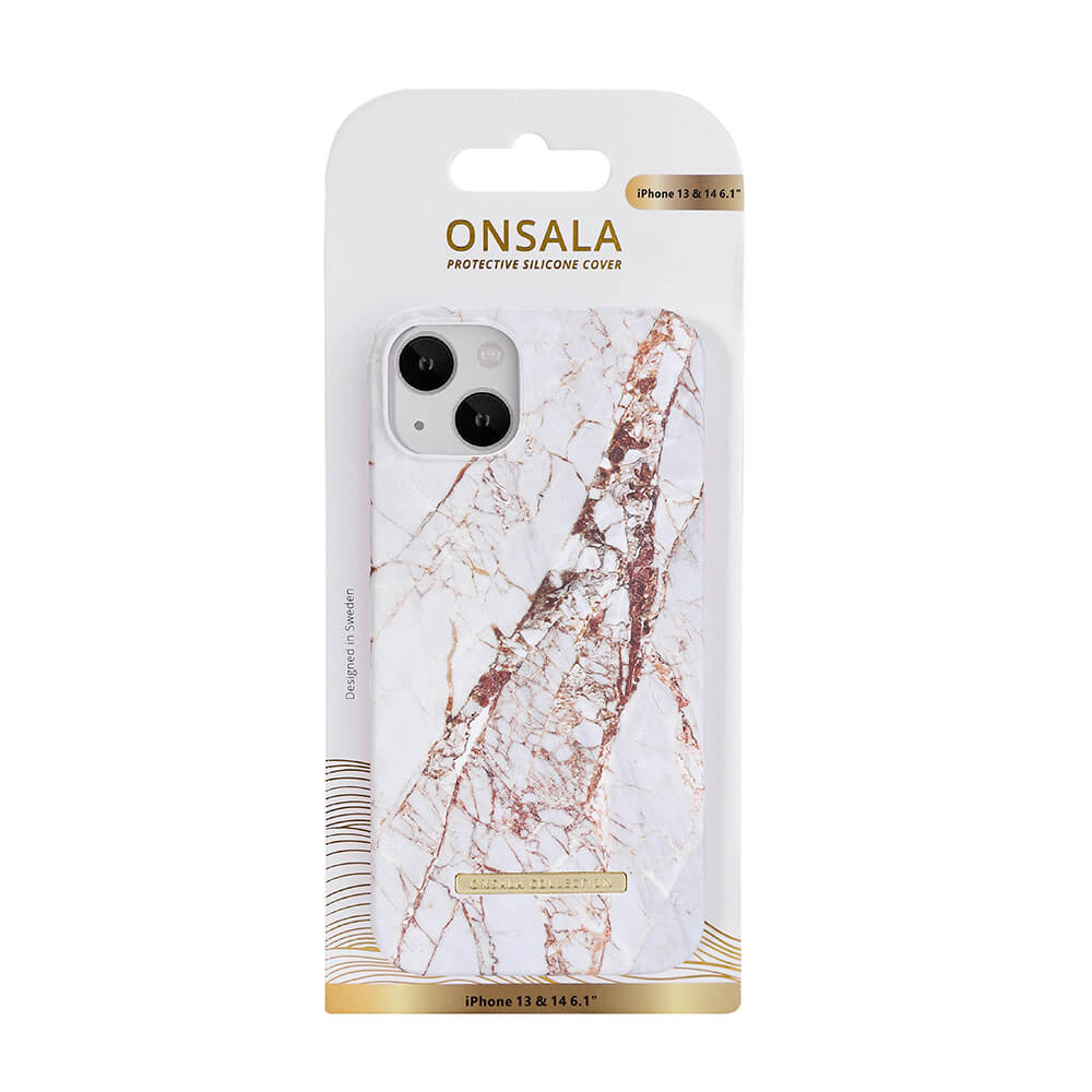 Onsala Phone Case White Rhino Marble - iPhone 13/14 – image 2