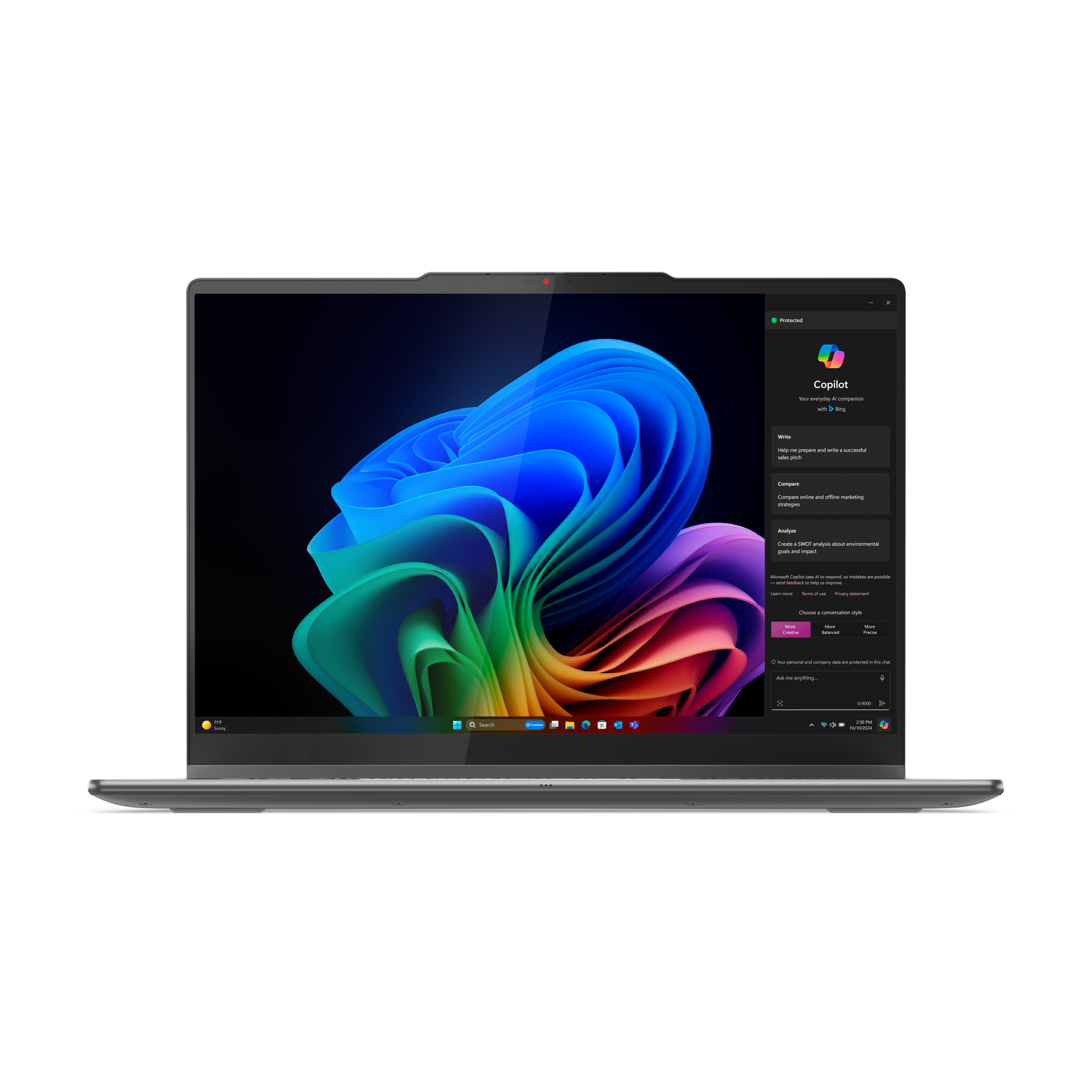 LENOVO - Convertible 2 en 1 Lenovo Yoga 7 14ILL10, Copilot+ PC, Intel Core Ultra 5-226V, 16GB, 512GB SSD, 14' OLED, W11. - imagen 3