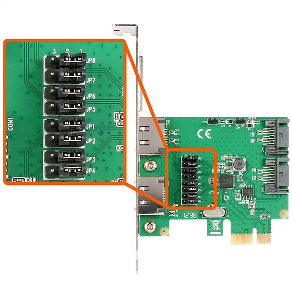 Axagon PCES-SA4 interface cards/adapter Internal SATA – image 9