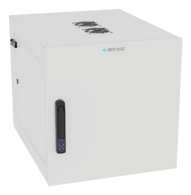 Vertiv VR Rack GL24WMCMS-W-SE-AF-CM cabinet 12U Wall mounted White