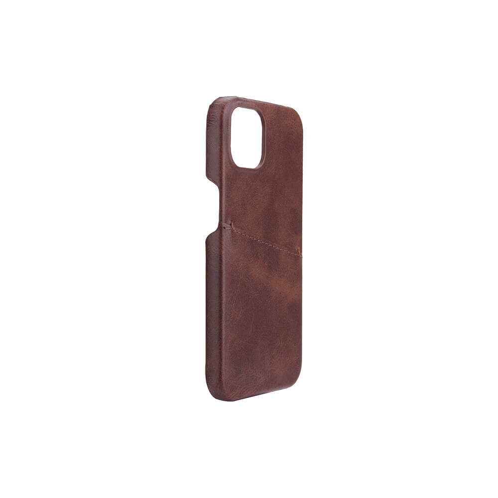 Onsala Mobile Cover Brown with Cardpocket iPhone 13 – image 3