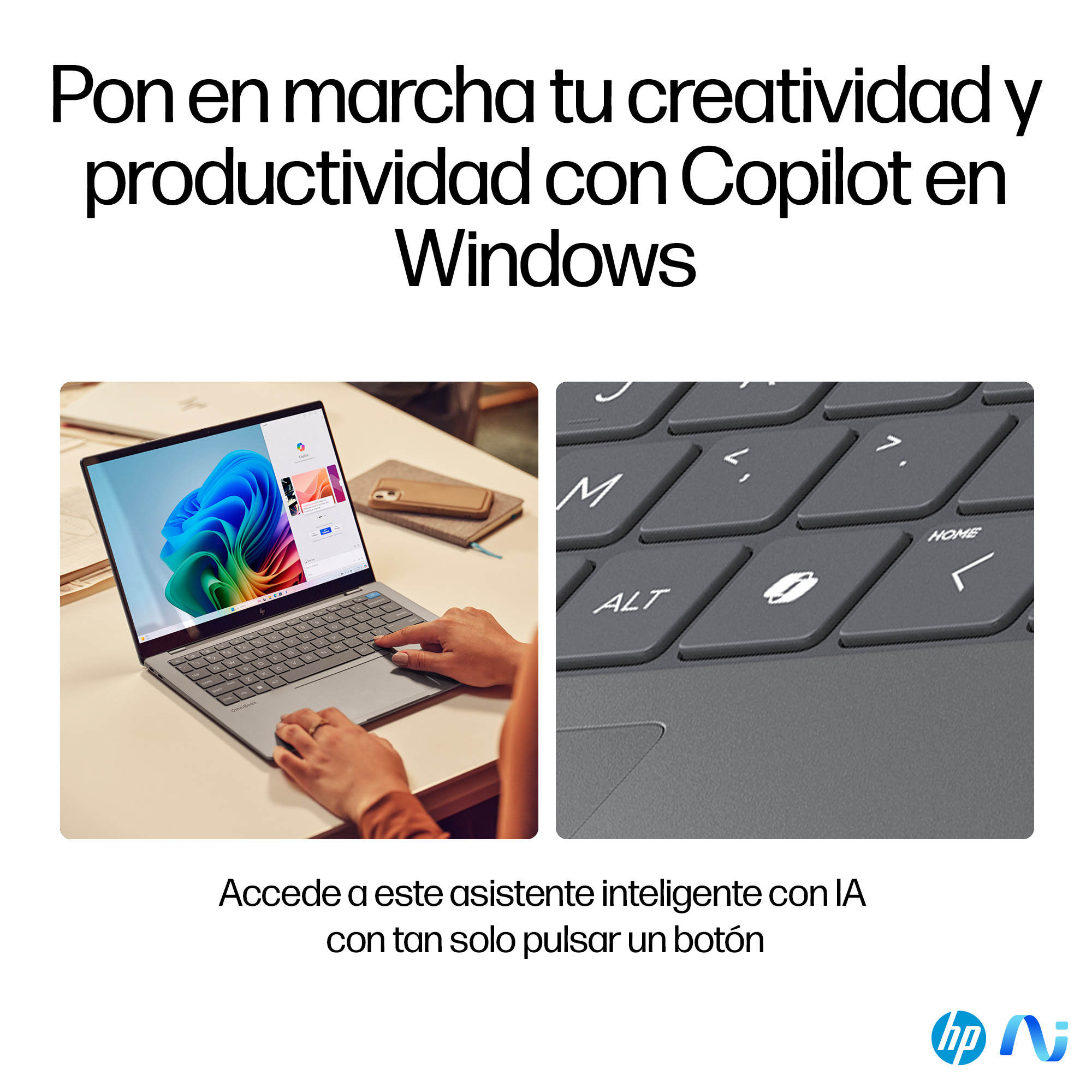 Portátil - HP OmniBook X 14- fe0002ns Copilot+ PC, 14" 2K, Snapdragon® Elite X1E-78-100 45 TOPS, 16GB RAM, 1TB SSD, Adreno Graphics, Windows 11 H - imagen 14
