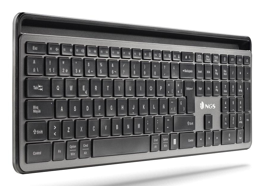 NGS ECLIPSE keyboard Mouse included Home/Office RF Wireless + Bluetooth QWERTY English Grey – image 5