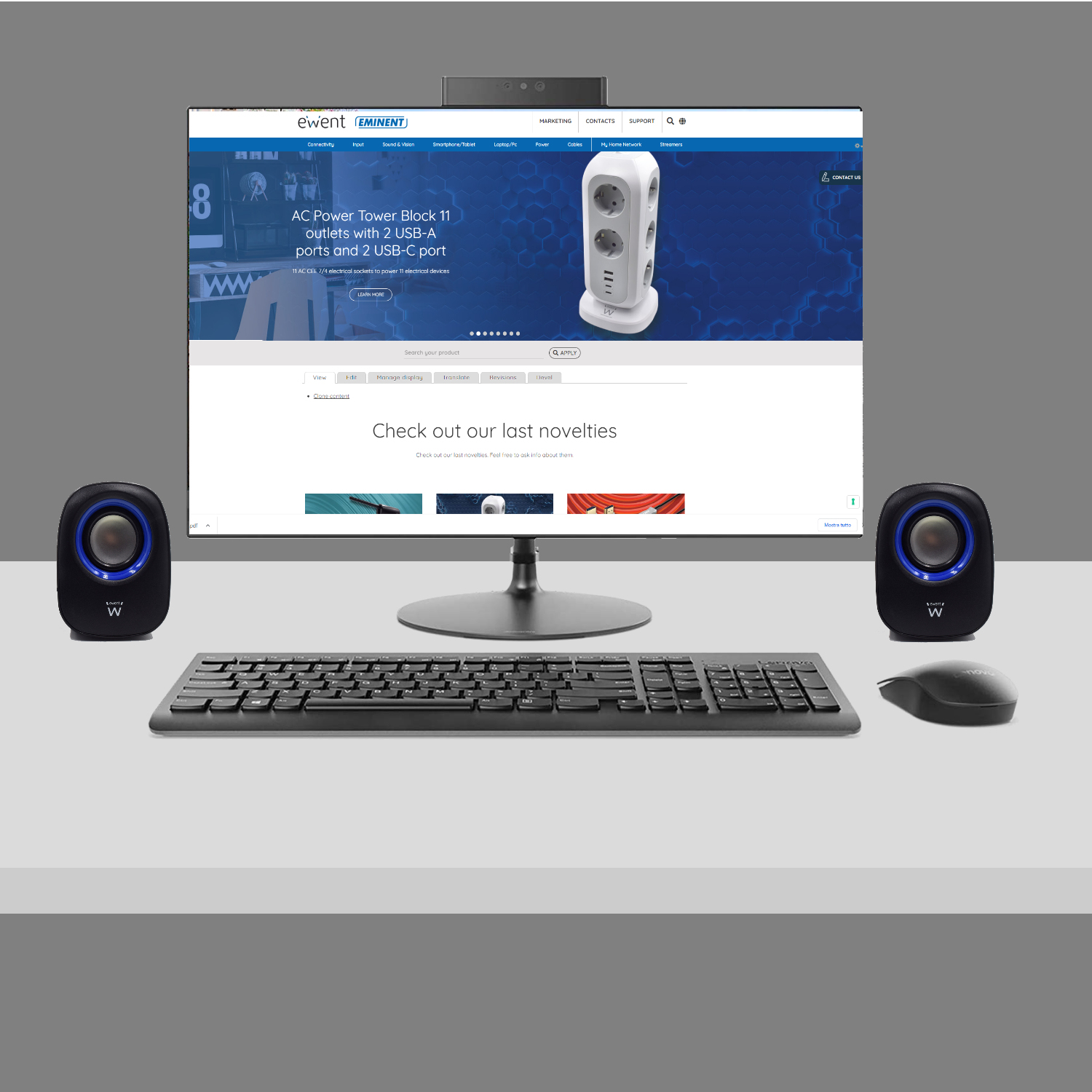 Ewent EW3501 loudspeaker 2-way Black Wired – image 7