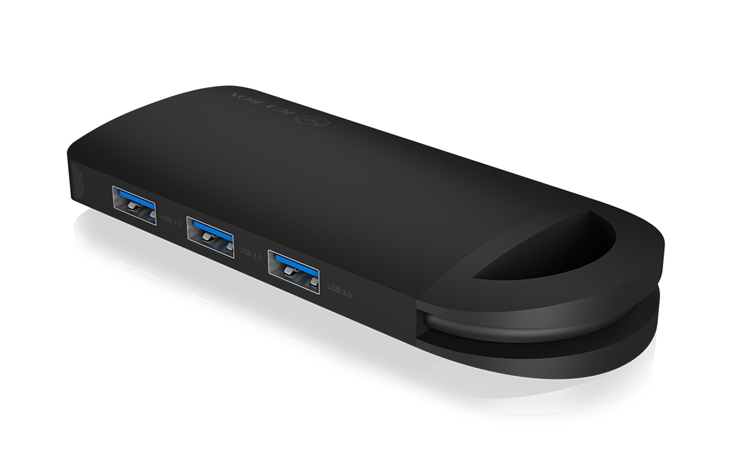 ICY BOX IB-DK4038-CPD Wired USB 3.2 Gen 1 (3.1 Gen 1) Type-C Black – image 2