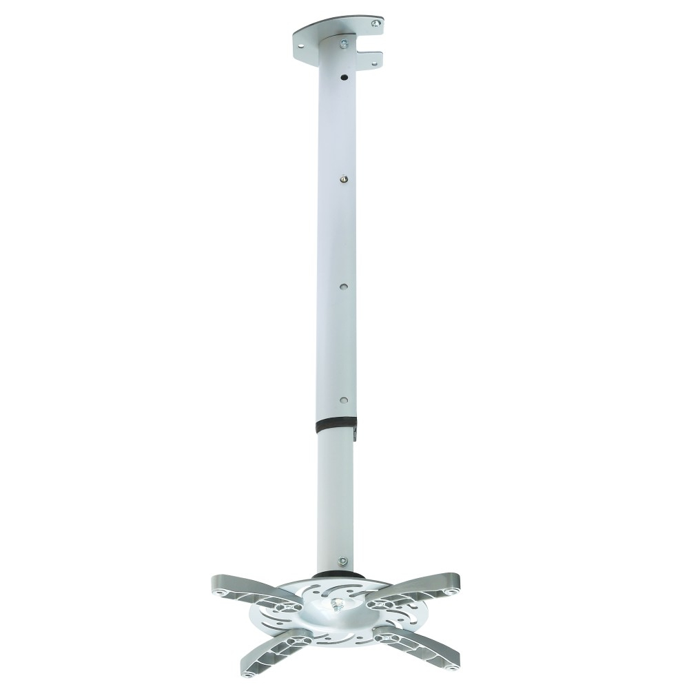 Techly Supporto a Soffitto per Proiettori Estensione 60-102 cm Silver (ICA-PM 102XL)