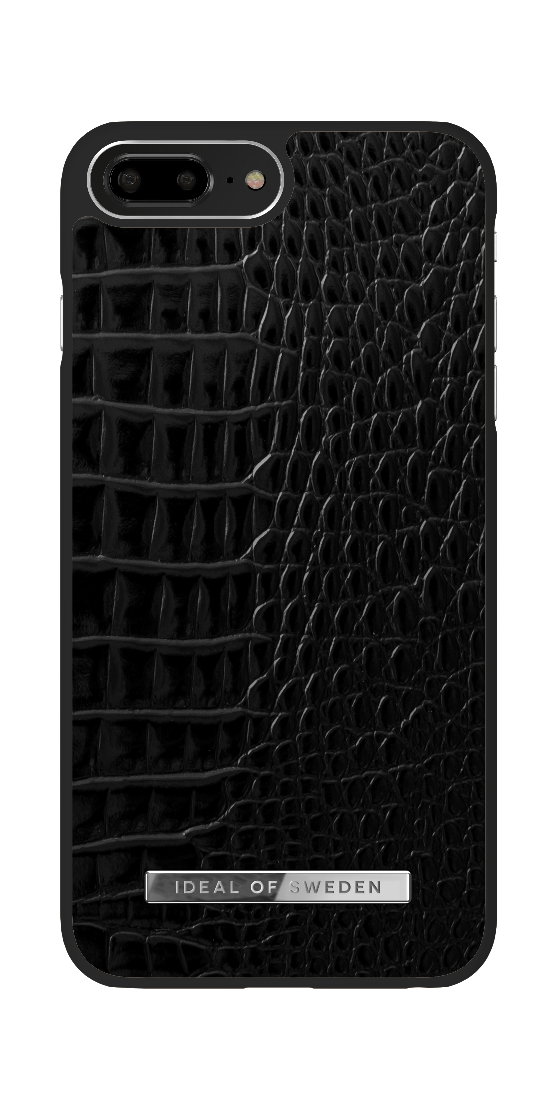 iDeal of Sweden Atelier Case iPhone 8/7/6/6S P Neo Noir Croco Slvr – image 4
