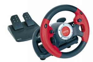 NGS Diablo Steering wheel + Pedals PC, Playstation 2, Playstation 3 – image 1
