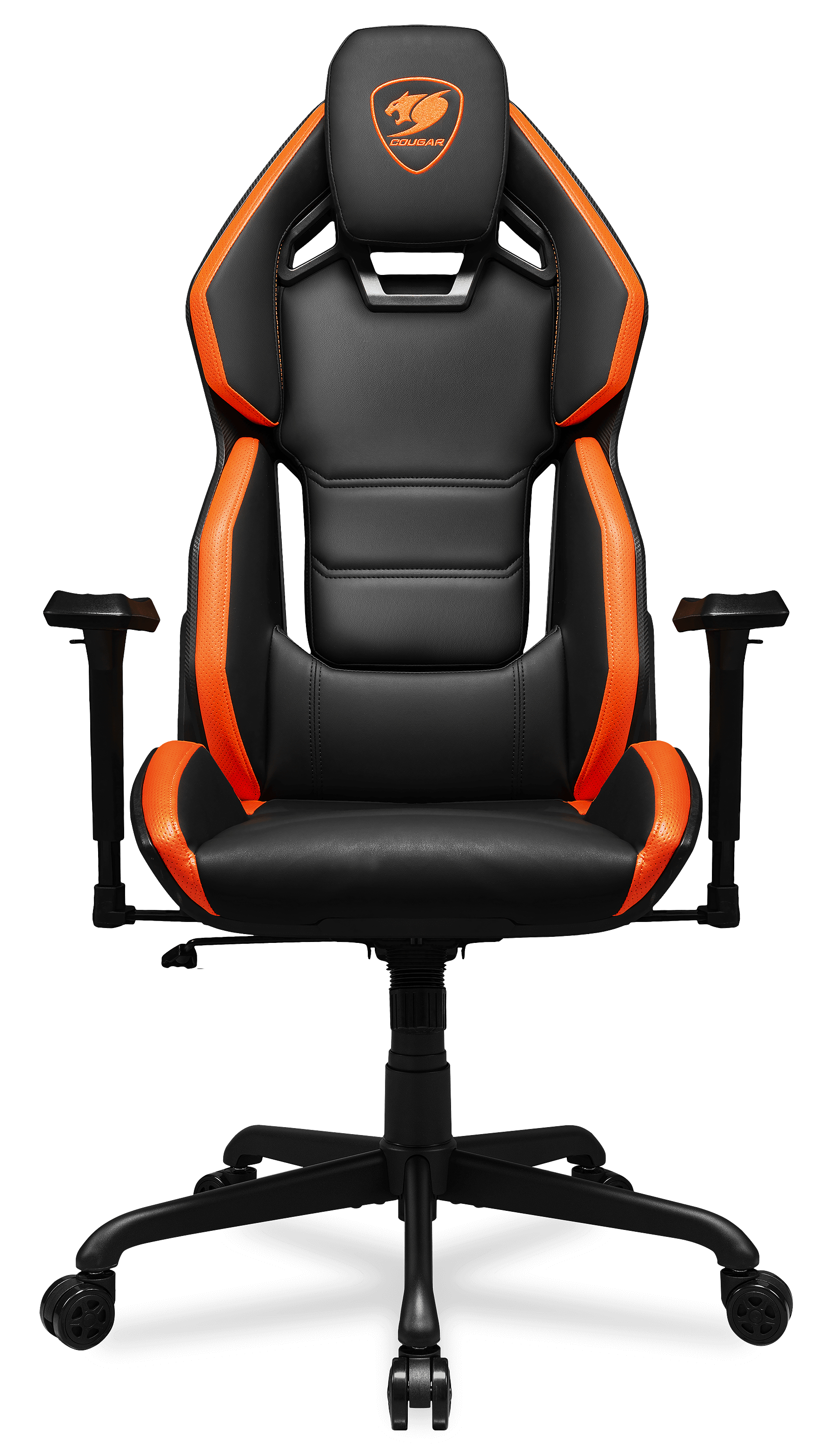 Silla Gamer COUGAR Hotrod - Soporta 136 kg - Negro con Naranja - 3MARXORB.0001