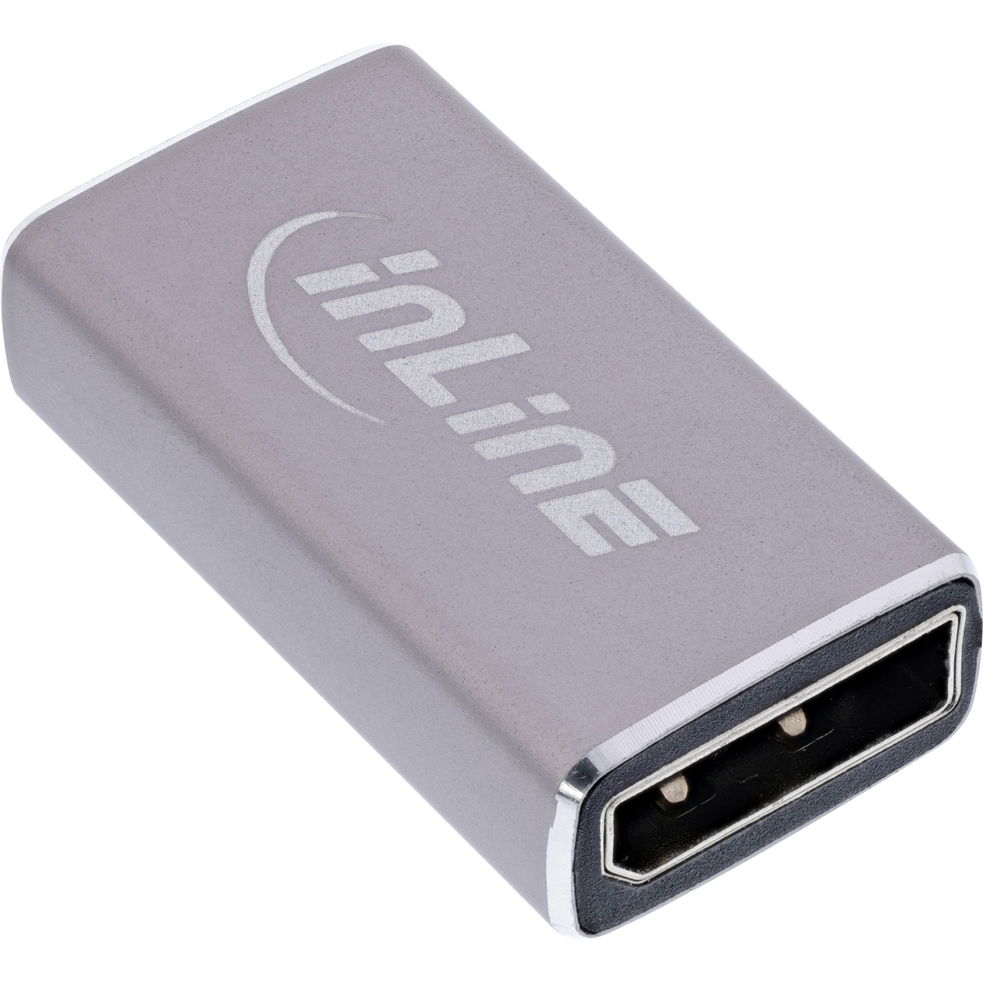 InLine 17291A adattatore per inversione del genere dei cavi DisplayPort Grigio