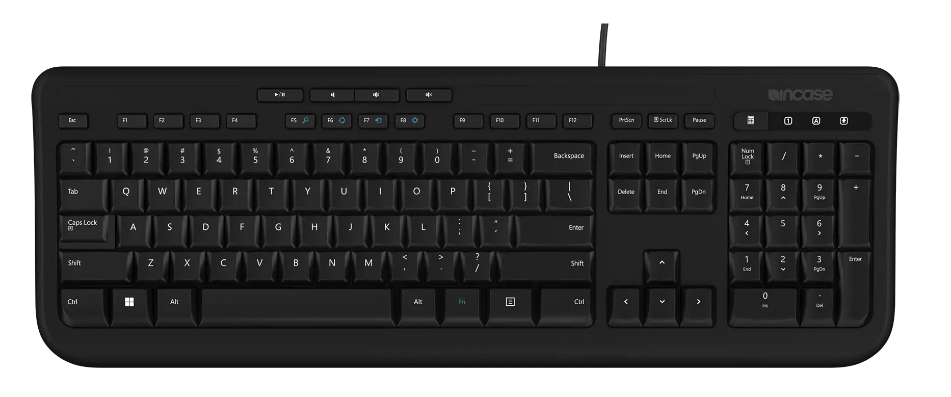 Incase Designed by Microsoft Wired Keyboard 600 tastiera Universale USB QWERTY Nordic Nero