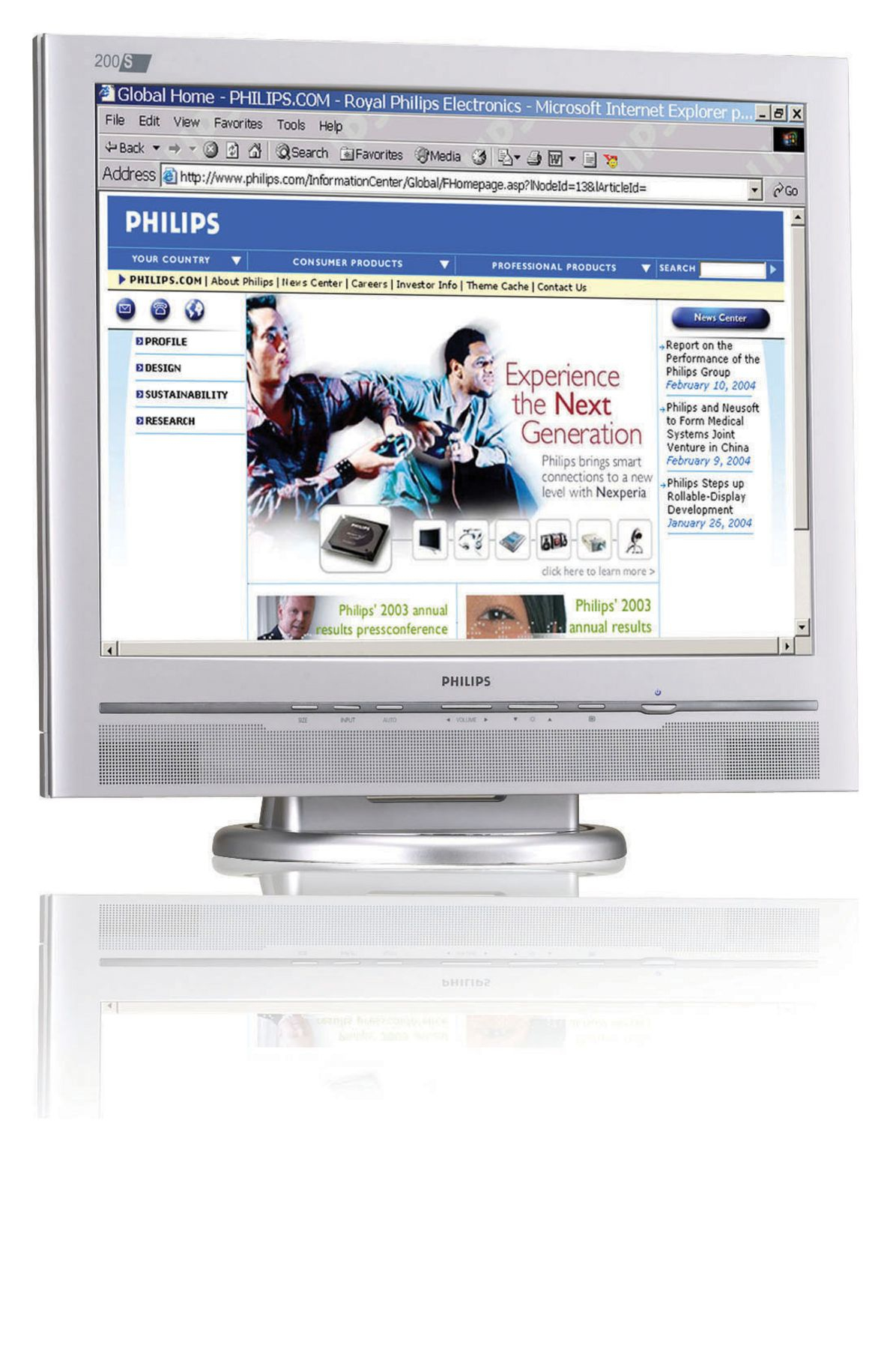 Philips Brilliance 200S4SS/00 computer monitor