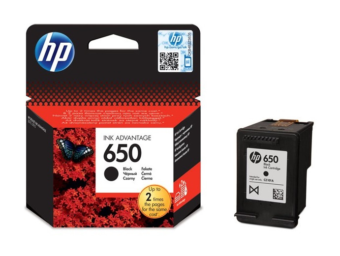 HP 650 ink cartridge 1 pc(s) Original Black