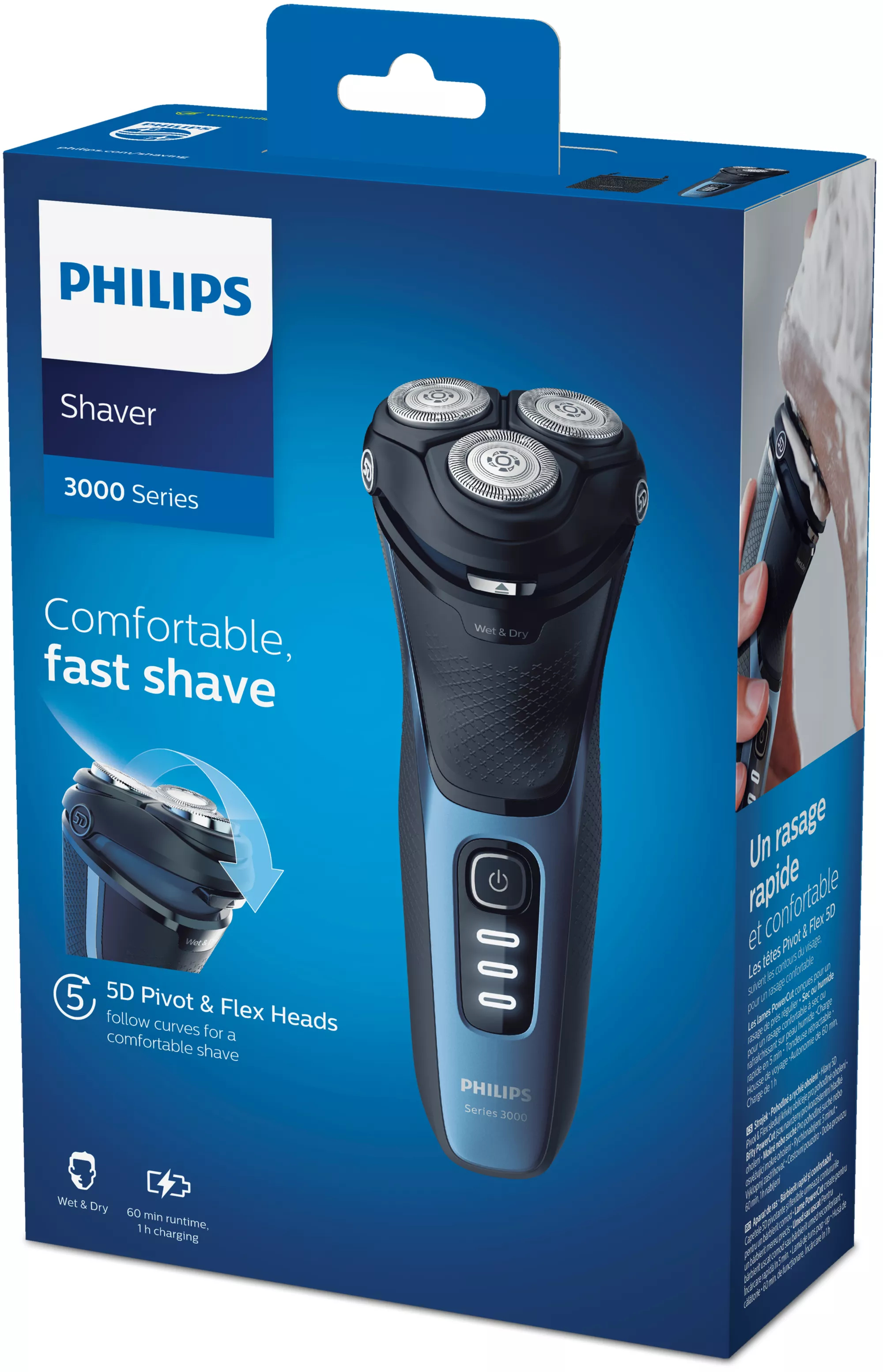 Philips 3000 series Wet or Dry electric shaver, Series 3000 – image 2