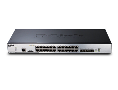 D-Link DGS-3120-24TC Managed L2+ Gigabit Ethernet (10/100/1000) Black, Grey