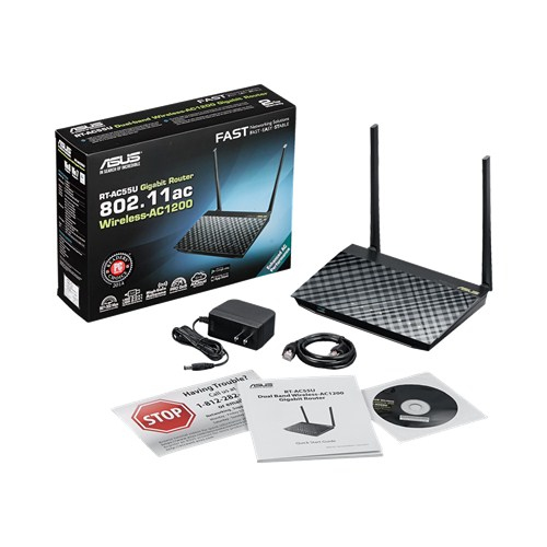 ASUS RT-AC55U wireless router Gigabit Ethernet Dual-band (2.4 GHz – image 6
