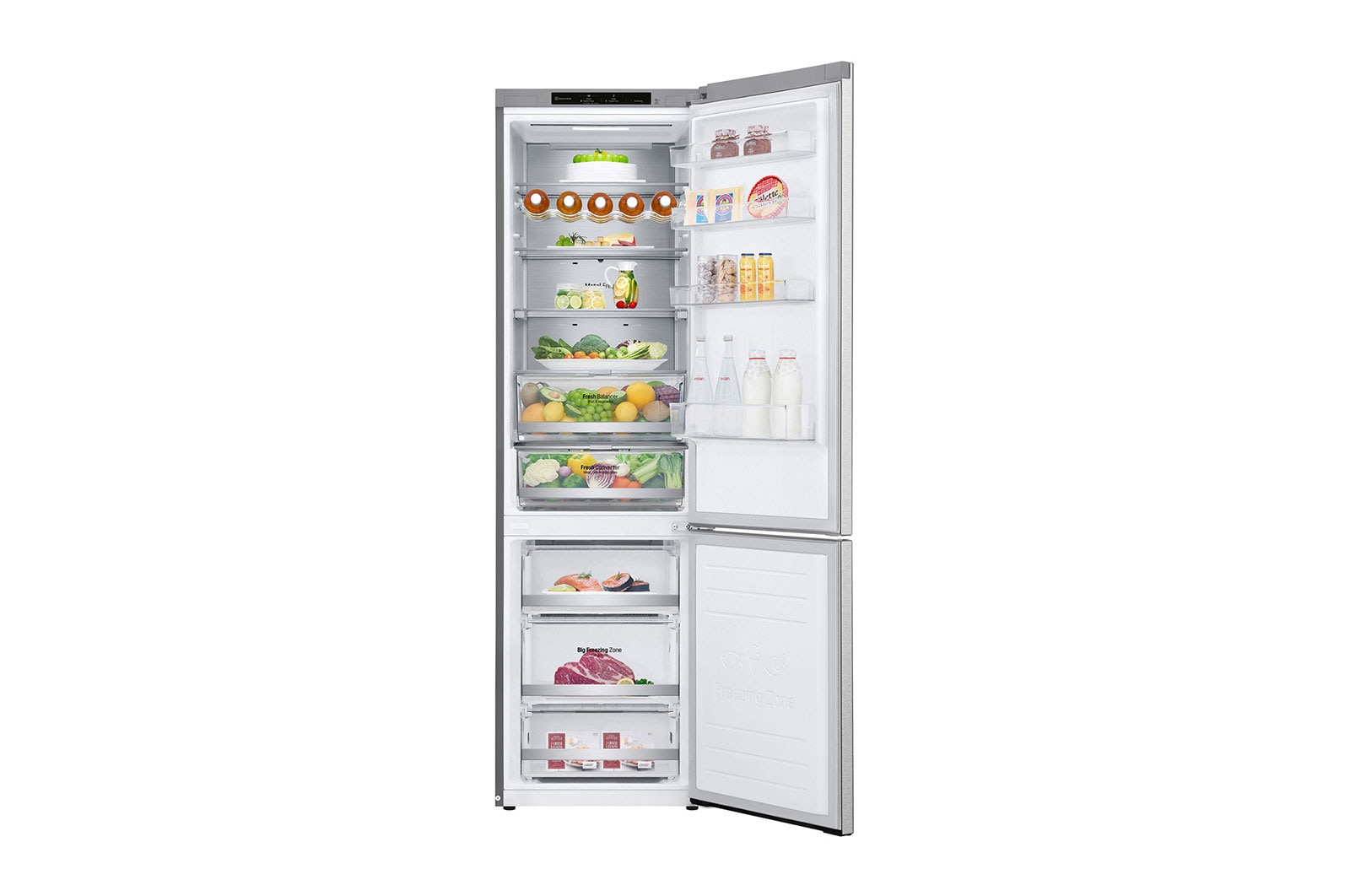 LG GBB72MBVGN fridge-freezer Freestanding – image 2