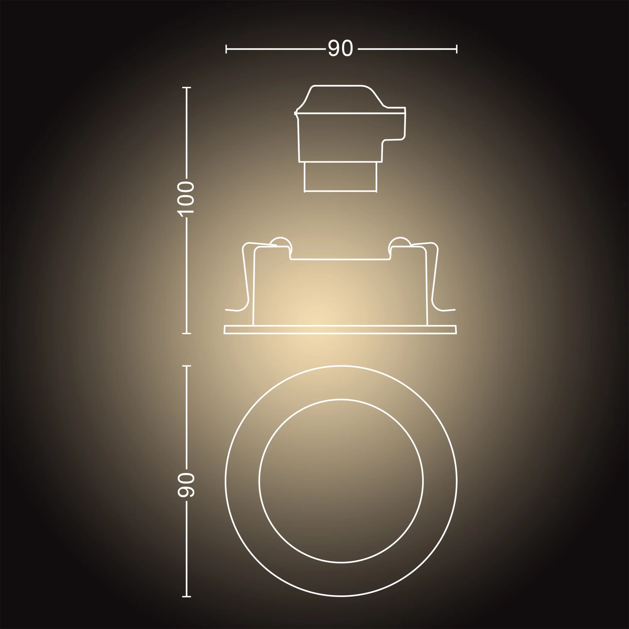 Philips by Signify Philips Hue White ambience Milliskin recessed spotlight ext. – image 4