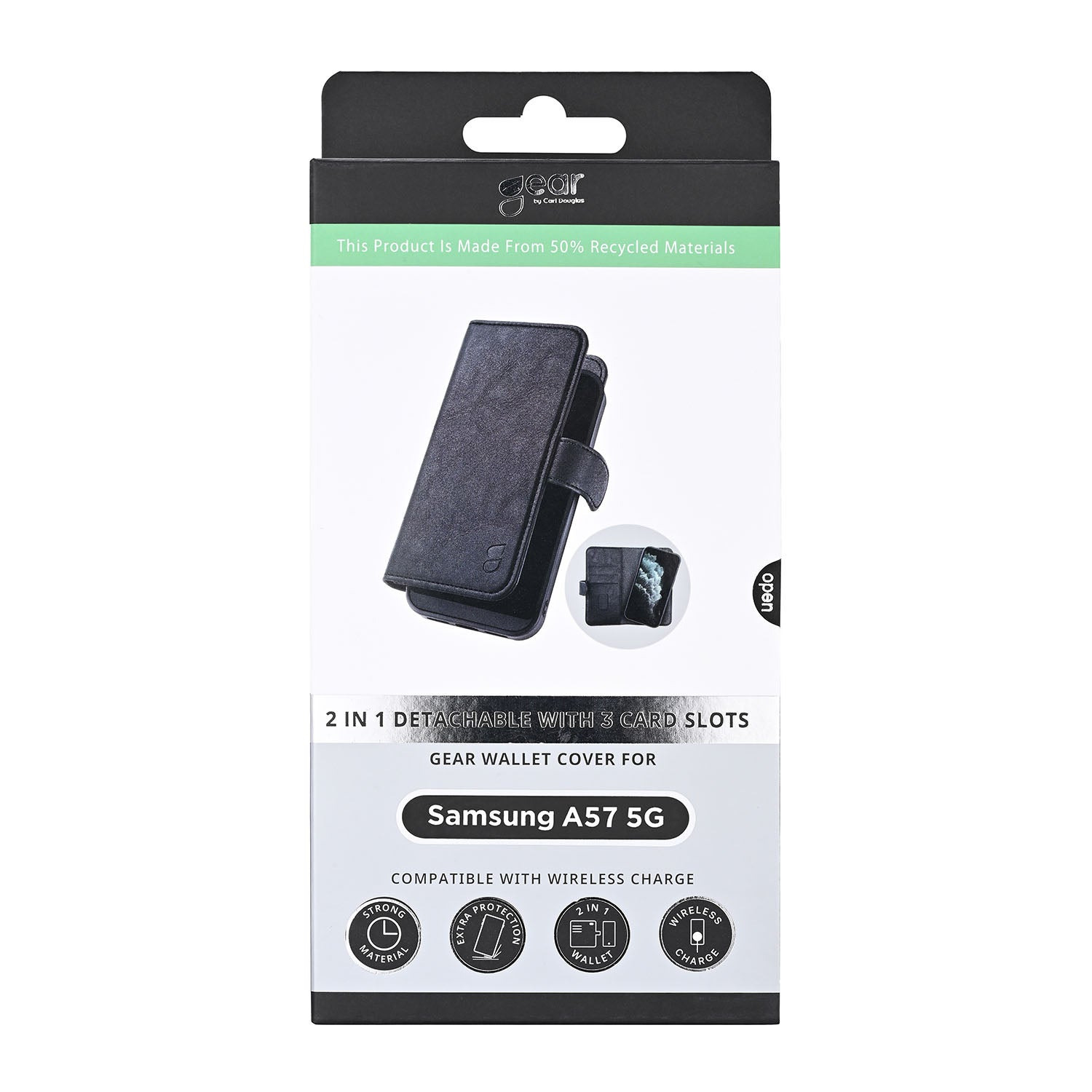 Gear Wallet Case 2in1 3 Card Black - Samsung Galaxy A57 – image 2