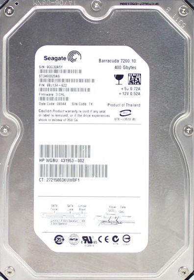 Seagate 7200.10 Serial ATA 400GB