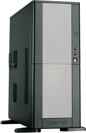 Chieftec LCX-01B-B-SL Midi Tower Black, Silver