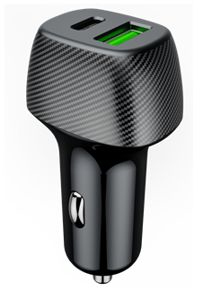 eSTUFF ES631021 mobile device charger Mobile phone Black Cigar lighter Fast charging Auto