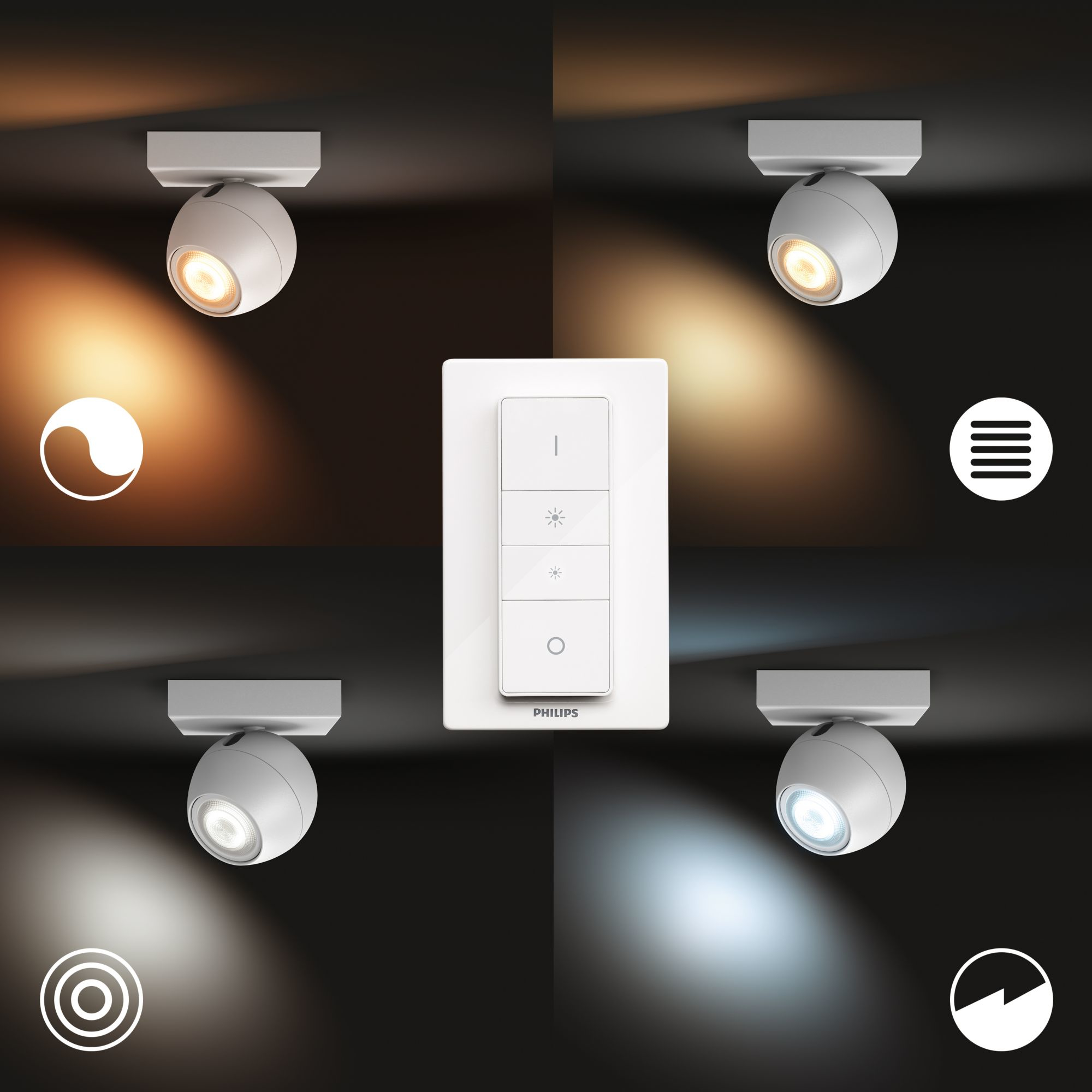 Philips by Signify Philips Hue White ambience Buckram single spotlight – image 9
