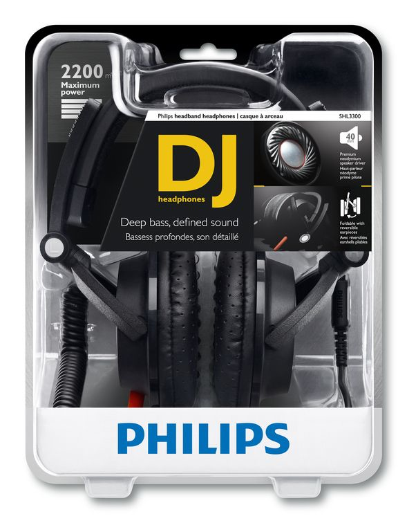 Philips SHL3300/28 headphones/headset Wired Head-band Black – image 2