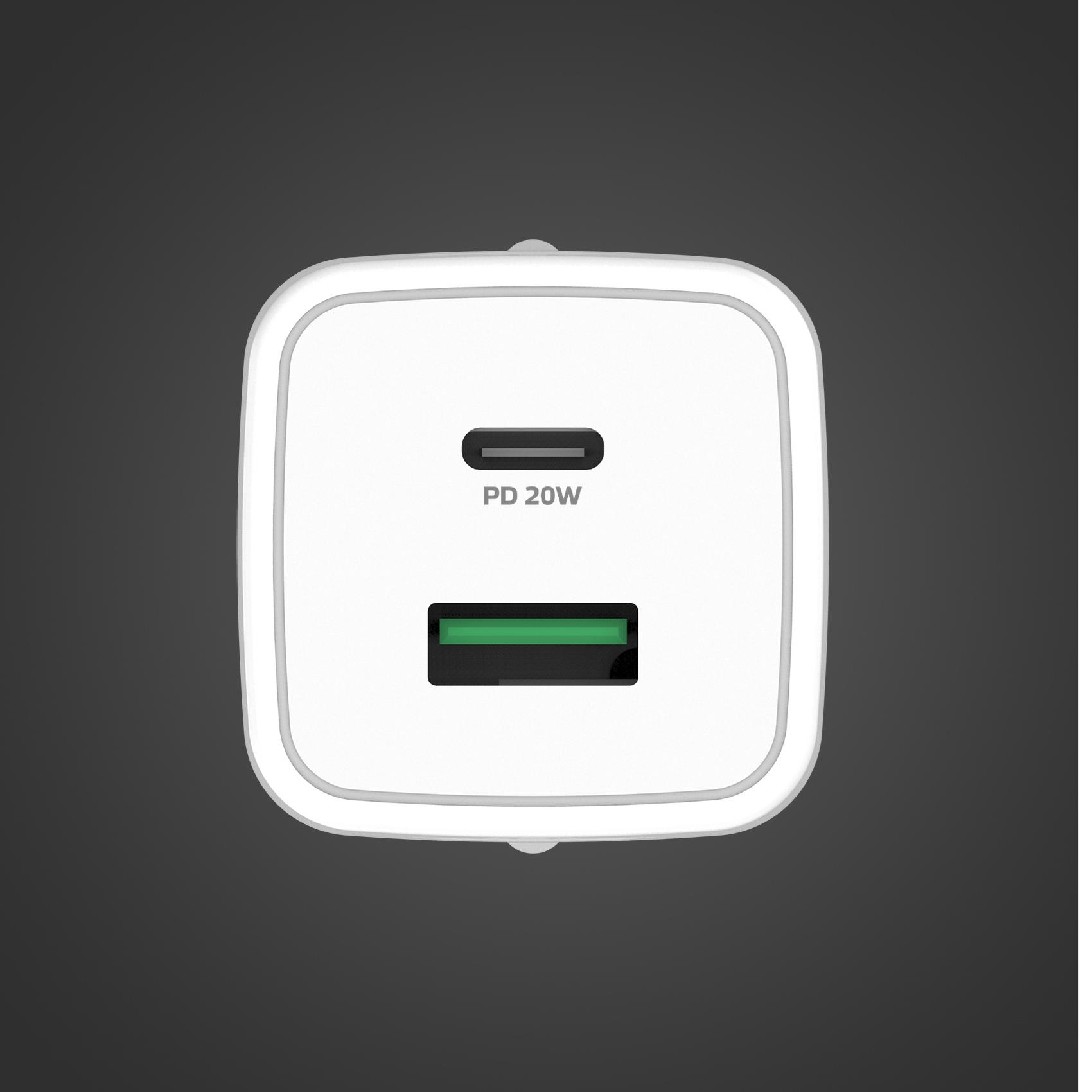 Celly TC2USBUSBC20WWH mobile device charger Smartphone, Smartwatch, Tablet White AC Indoor – image 4
