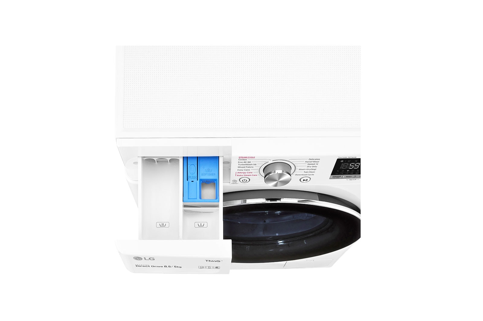 LG F2DV5S8S2E washer dryer Freestanding Front-load White – image 7