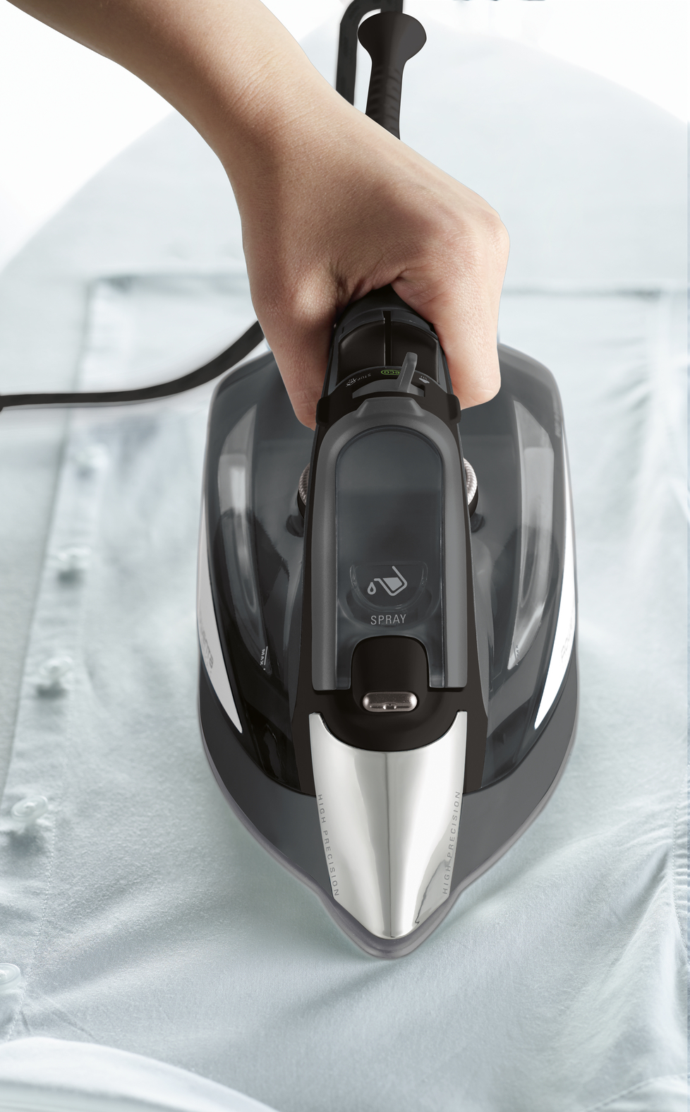 Rowenta DW7025 Steam iron Microsteam 400 HD Laser soleplate – image 4