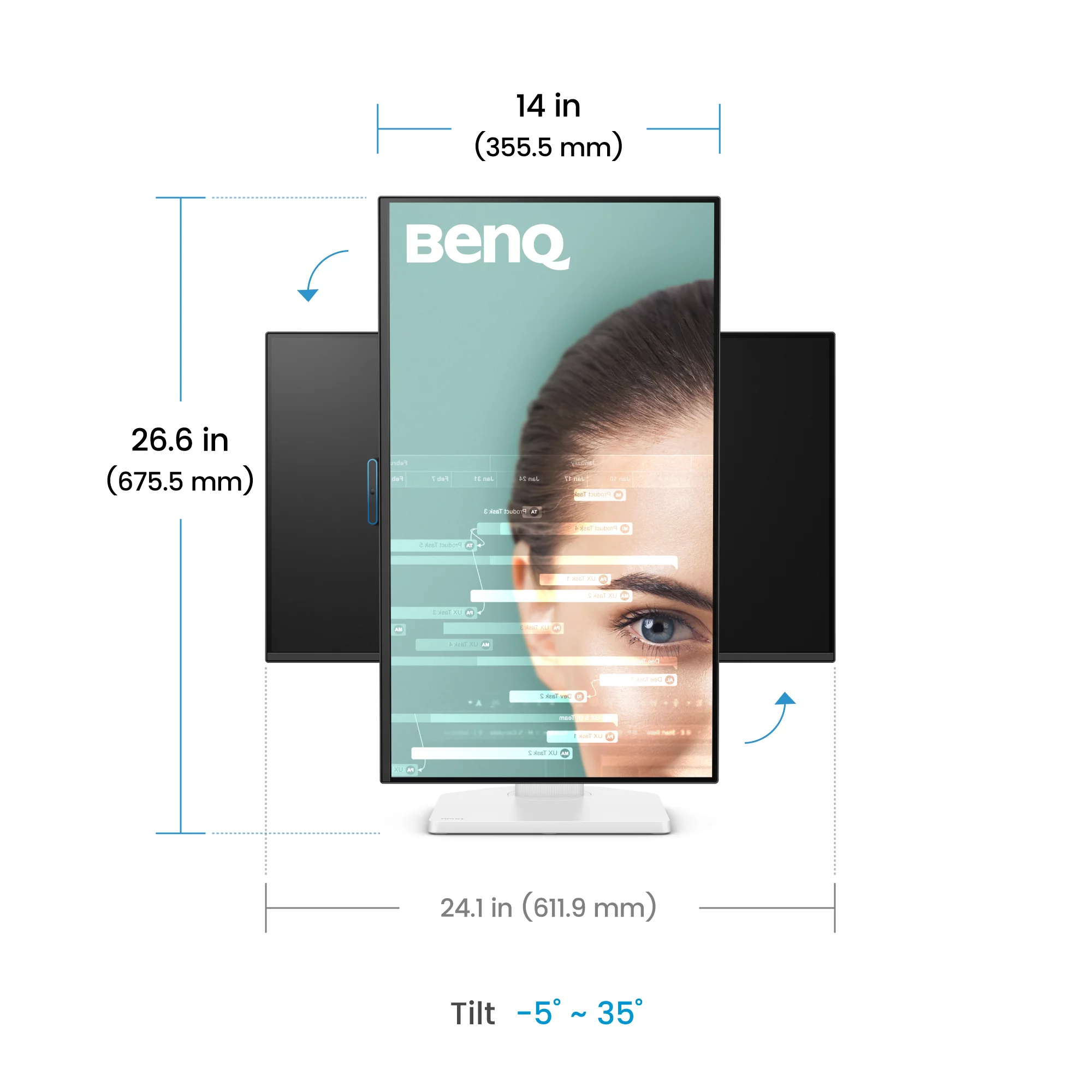 BenQ 27” 1080p FHD Eye-Care Home Office Monitor – image 5
